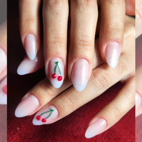 Cherry Nails: Τα νύχια που ζητάνε όλες αυτή τη στιγμή