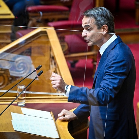 [354088] ΣΥΖΗΤΗΣΗ ΣΤΗΝ ΟΛΟΜΕΛΕΙΑ ΤΗΣ ΒΟΥΛΗΣ ΚΑΤΟΠΙΝ ΑΙΤΗΜΑΤΟΣ ΤΟΥ ΠΡΩΘΥΠΟΥΡΓΟΥ ΚΥΡ. ΜΗΤΣΟΤΑΚΗ ΜΕ ΑΝΤΙΚΕΙΜΕΝΟ ΤΙΣ ΚΟΙΝΩΝΙΚΕΣ ΠΟΛΙΤΙΚΕΣ ΤΗΣ ΚΥΒΕΡΝΗΣΗΣ (ΓΙΩΡΓΟΣ ΚΟΝΤΑΡΙΝΗΣ/EUROKINISSI)