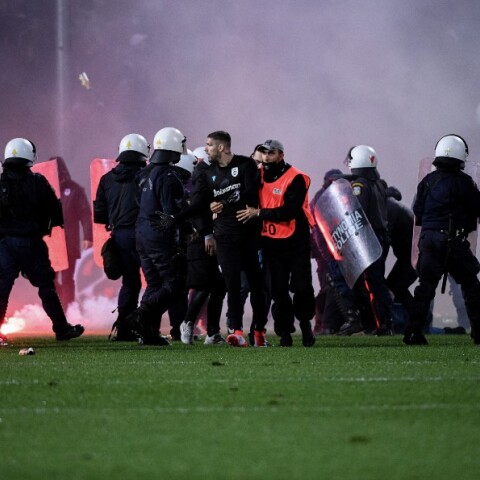 ΠΑΟΚ-Άρης - Επεισόδια στην Τούμπα