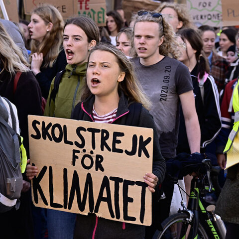 Η Γκρέτα Τούνμπεργκ έγινε το «πρόσωπο» του παγκόσμιου κινήματος για την κλιματική αλλαγή