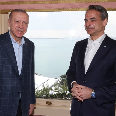 Κυριάκος Μητσοτάκης - Ρετζέπ Ταγίπ Ερντογάν