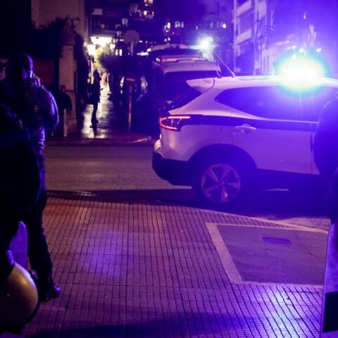 Περιπολικό της ΕΛ.ΑΣ. σε περιστατικό κατά τη διάρκεια της νύχτας