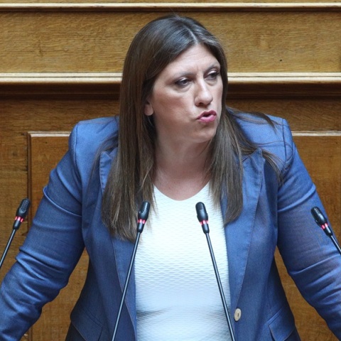 Η πρόεδρος της Πλεύσης Ελευθερίας, Ζωή Κωνσταντοπούλου