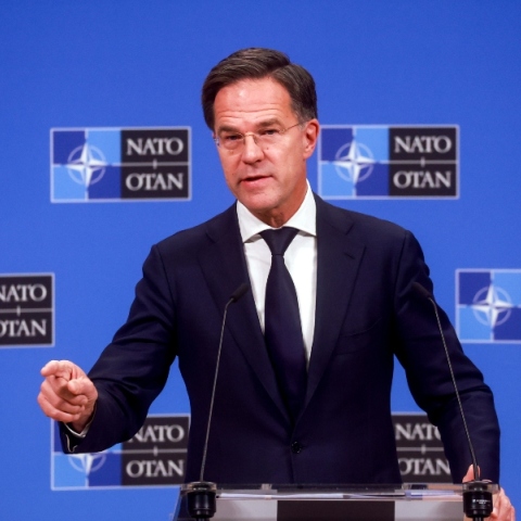 Ο γενικός γραμματέας του ΝΑΤΟ Μαρκ Ρούτε