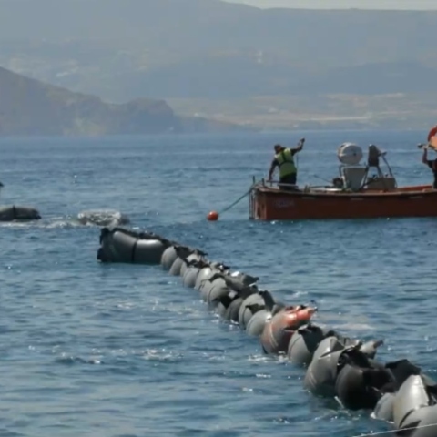 Συνεργεία, βαρκες, θαλασσα, καλωδιο