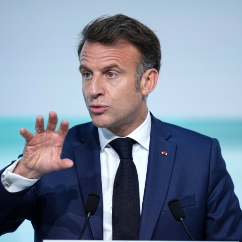 Ο πρόεδρος της Γαλλίας, Εμανουέλ Μακρόν 