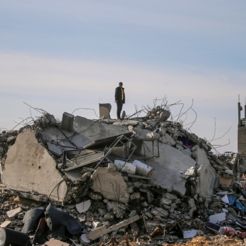 Γάζα, ερείπια