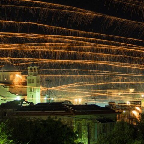 Ρουκετοπόλεμος στη Χίο