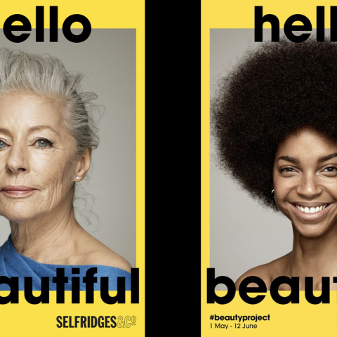 Πρόσωπα γυναικών σε αφίσες καμπάνιας των Selfridges