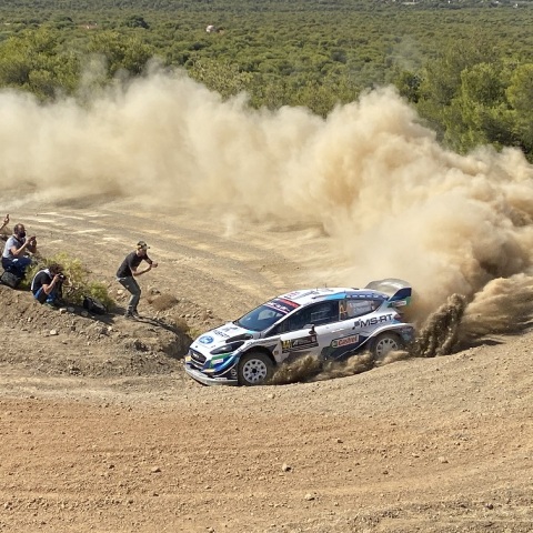 Αυτοκίνητο στο Ράλλυ Ακρόπολις στην Αθήνα