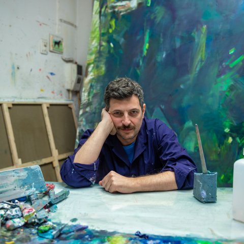 Μια συζήτηση με τον ζωγράφο Τζουλιάνο Καγκλή για το «Βαθύ Μπλε»