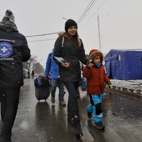 Πρόσφυγες από την Ουκρανία: Σε ένα σάκο όλη η ζωή 