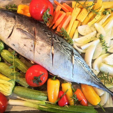 Ψάρι με λαχανικά