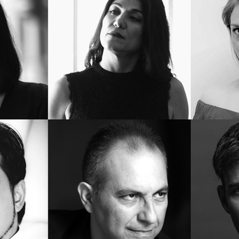 Από αριστερά προς τα δεξιά: (1η σειρά) Άννα Τσελίκα, Άρτεμις Μπόγρη, Διαμάντη Κριτσωτάκη, (2η σειρά) Γιώργος Ματθαιακάκης, Βαγγέλης Μανιάτης, Γιάννης Φίλιας  