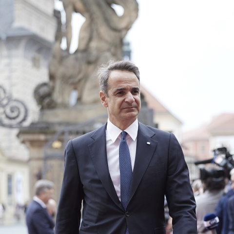 O πρωθυπουργός Κυριάκος Μητσοτάκης