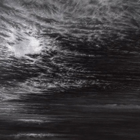 Πάνος Φαμέλης. Χωρίς τίτλο, 2022. Μολύβι, μολυβοκάρβουνο και παστέλ σε βαμμένο μαύρο χαρτί, 107 x 79 εκ. Παραχώρηση του καλλιτέχνη και της CITRONNE Gallery