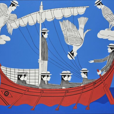 Το έργο του Γιάννη Γαΐτη "Σειρήνες - Οδυσσέας" στην έκθεση "Η ουσία του απρόσωπου"