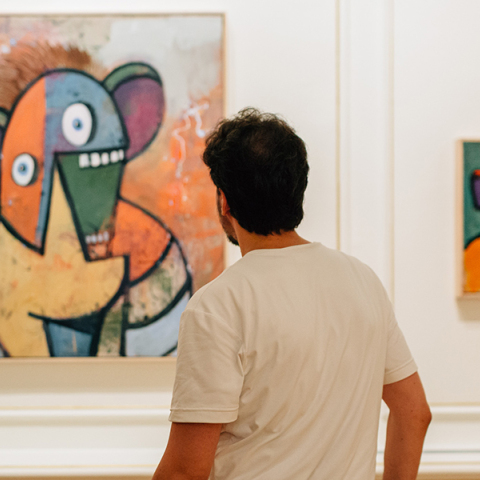 Έκθεση: George Condo at Cycladic, 2018 © Πάρις Ταβιτιάν, Μουσείο Κυκλαδικής Τέχνης