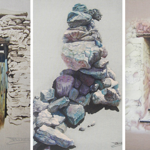 Πόρτες και Πέτρες: Η έκθεση ζωγραφικής του Φίλιππου Βαζάκα στην γκαλερί του Black Duck