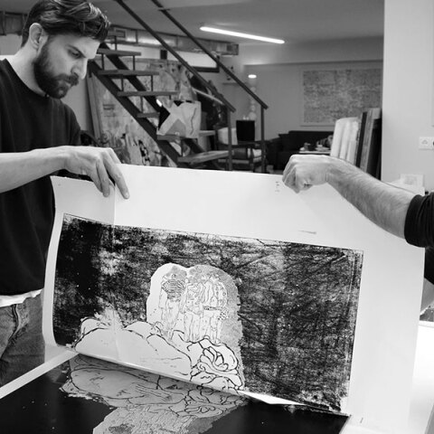 BURR: ένα εικαστικό πρόγραμμα μακράς διάρκειας για την τέχνη της χαρακτικής στο KȮREN process space