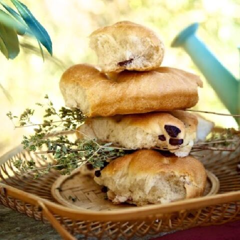 Συνταγή για ελιόψωμο