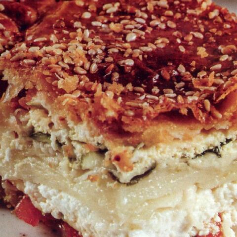 Χανιώτικο μπουρέκι με φύλλο