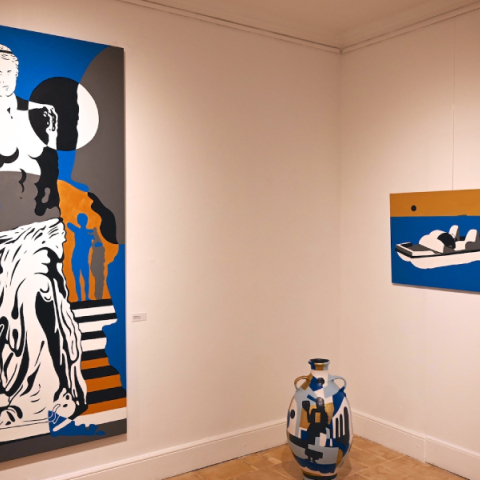 Cacao Rocks και Γιώργος Μέγκουλας σε μία εικαστική συνομιλία ζωγραφικής και γλυπτικής