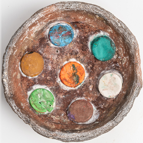 H Κλεοπάτρα Χατζηγιώση με το πρότζεκτ «Synthespian» στο καφέ του Εθνικού Αρχαιολογικού Μουσείου