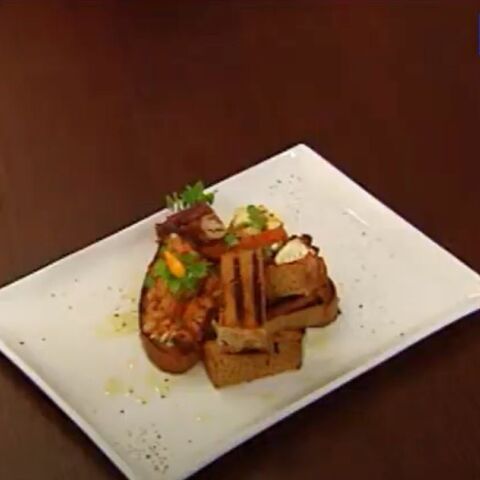 3 αυθεντικά ιταλικές μπρουσκέτες