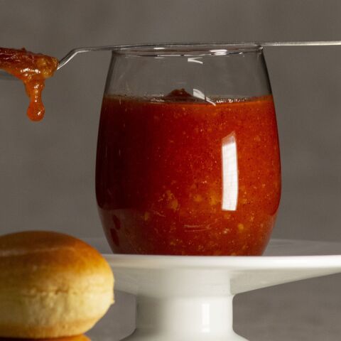 Μαρμελάδα ντομάτας με βανίλια