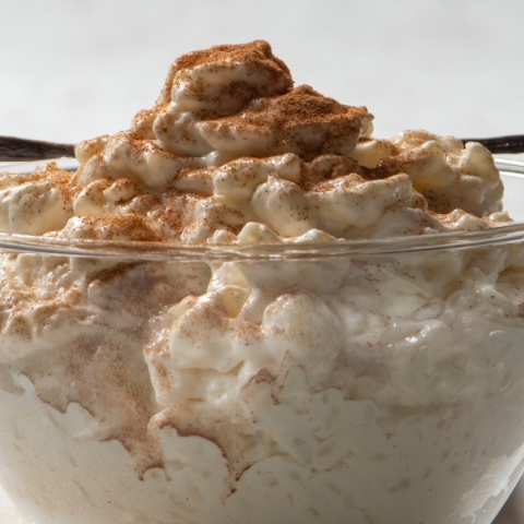 Μους ρυζόγαλο με βανίλια 