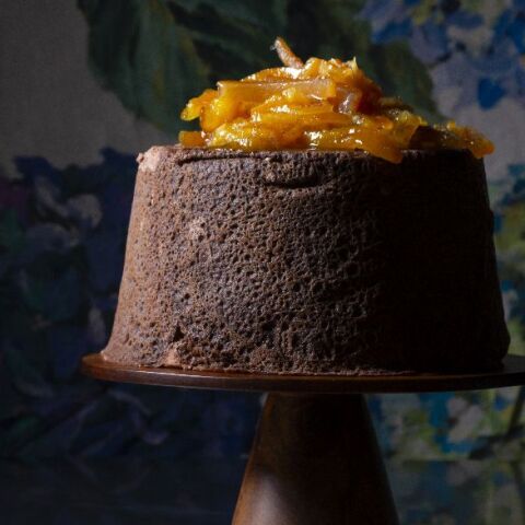 Σαρλότ σοκολάτας με κρέπες