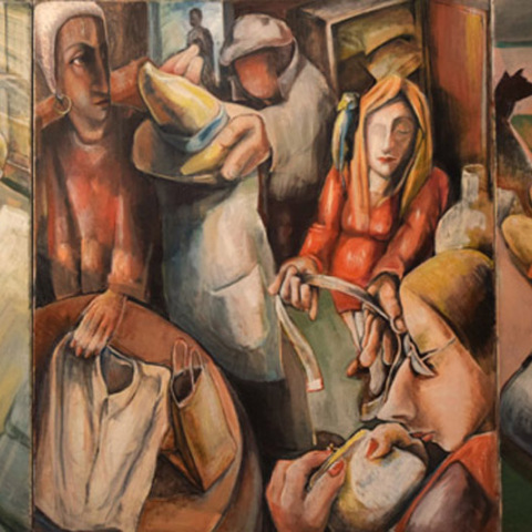 Κώστας Λαμπρόπουλος: «Αλληγορίες καθημερινότητας» στον Αστρολάβο - Δεξαμενή