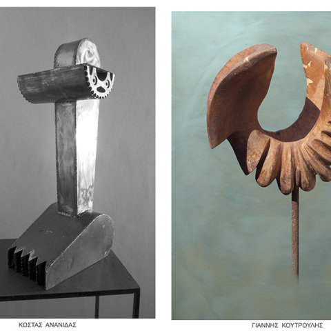Ανανίδας - Κουτρούλης: εικαστικός διάλογος των δυο καλλιτεχνών στο Κ4