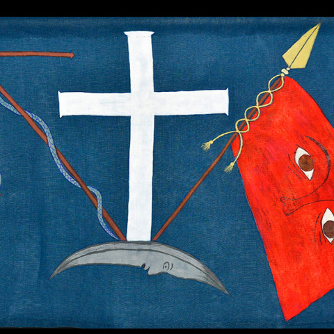 «Σημαίες μας, Πανιά περίλαμπρα, Σημάδια ιστορικά» της Μαιρηλί Χαραμή στο Κέντρο Τεχνών Δήμου Αθηναίων