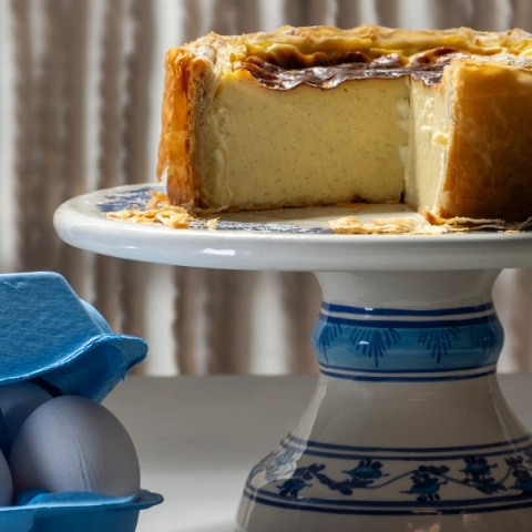 Ψητή κρέμα με φύλλο κρούστας