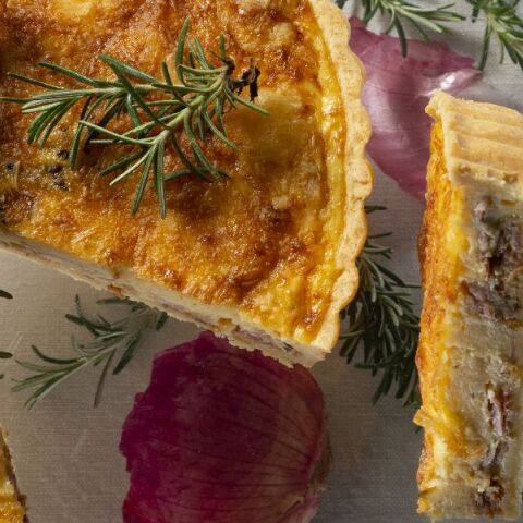 Συνταγή για Κις Λορέν με μπέικον από τον Στέλιο Παρλιάρο