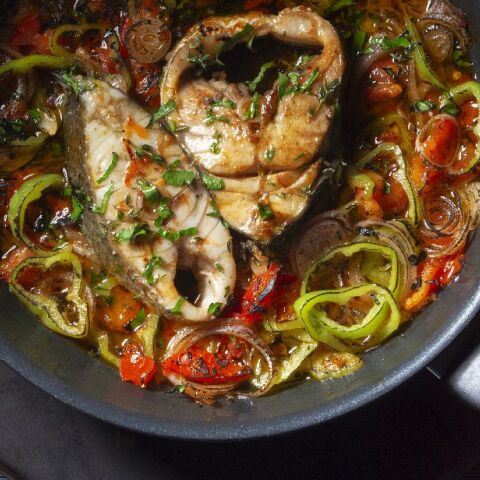 Συνταγή για κρανιό αλά σπετσιώτα στο τηγάνι