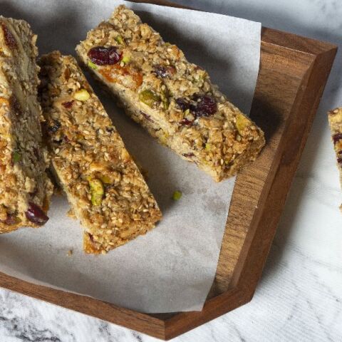 Mπάρες βρόμης µε µαστίχα