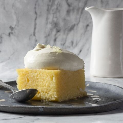 Συνταγή για ρεβανί με κρέμα µαστίχας