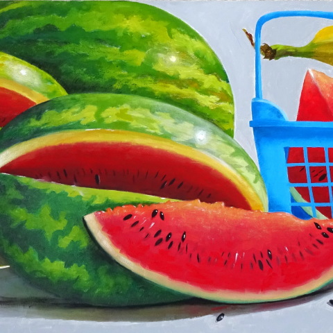 Αθηνά Λατινοπούλου: «Το καλάθι της νοικοκυράς» στην Γκαλερί 7