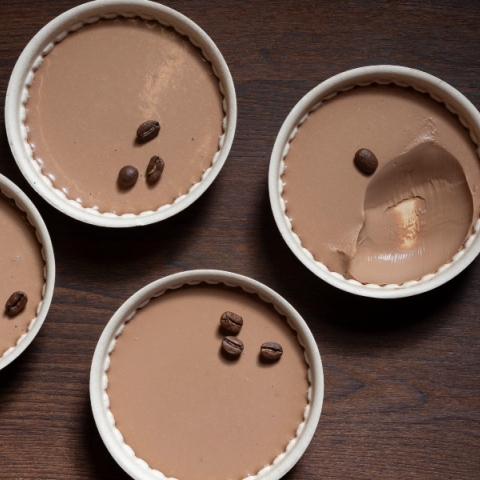 Κρέμα σοκολάτας γάλακτος με καφέ 