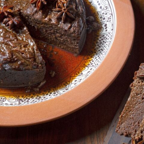 Σιροπιαστό κέικ με καφέ