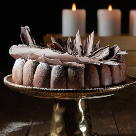 Σαρλότ σοκολάτας με ρούμι