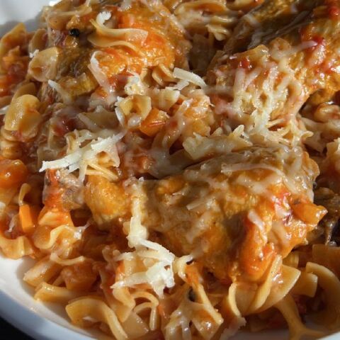 Κοτόπουλο με χυλοπίτες