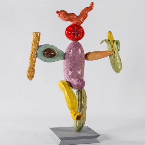 Διονύσης Καβαλλιεράτος,  «Κολοκυθάκης» από την  έκθεση «Μuddy mood» στην Γκαλερί Ζουμπουλάκη