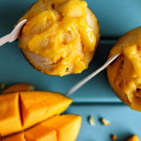 Σορμπέ Μάνγκο στο σπίτι