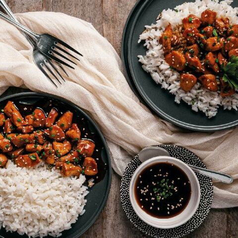 Γλυκόξινο κοτόπουλο σε 15 λεπτά