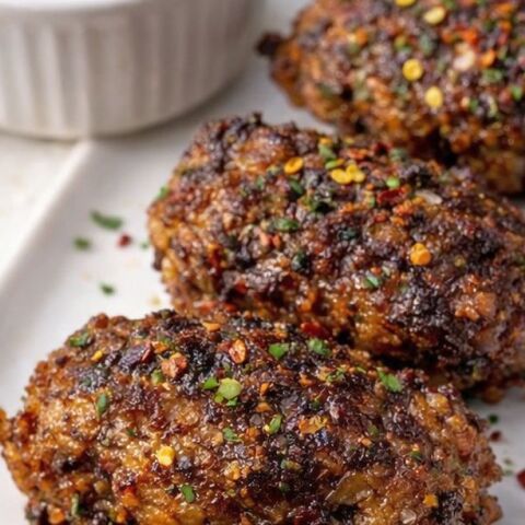 Κεφτεδάκια με τραγανή κρούστα και σπιτική μαγιονέζα