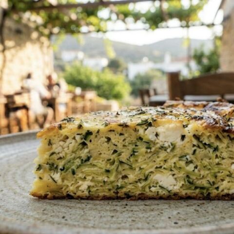 Μπατζίνα με φρέσκα μυρωδικά